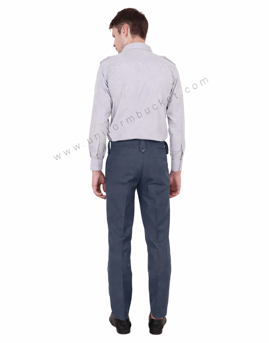 Light Grey  Security Guard Shirt Dark Grey Trims thumbnail 5